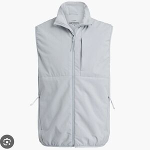 J. Crew Performance Lightweight Vest In Misty Morning Gray